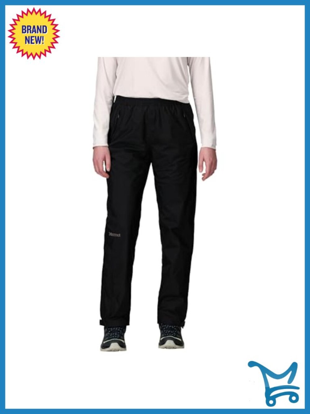 Marmot PreCip Eco Waterproof Recycled Nylon Rain Pants Hiking